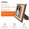 iFrame Graduation Photo & Tassel Frame I 5x7 & 8x10 Picture Frame For 2025 Class Year | Real Wood Cherry, Black and Walnut Finish I Wall Mount & Tabletop Graduation Frame | Made in USA